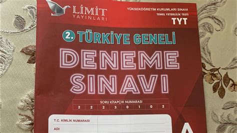 limit türkiye geneli deneme sınavı 2021